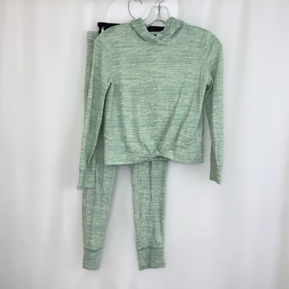 Girl’s Old Navy Green Hoodie & Jogger Set Size L (10-12)